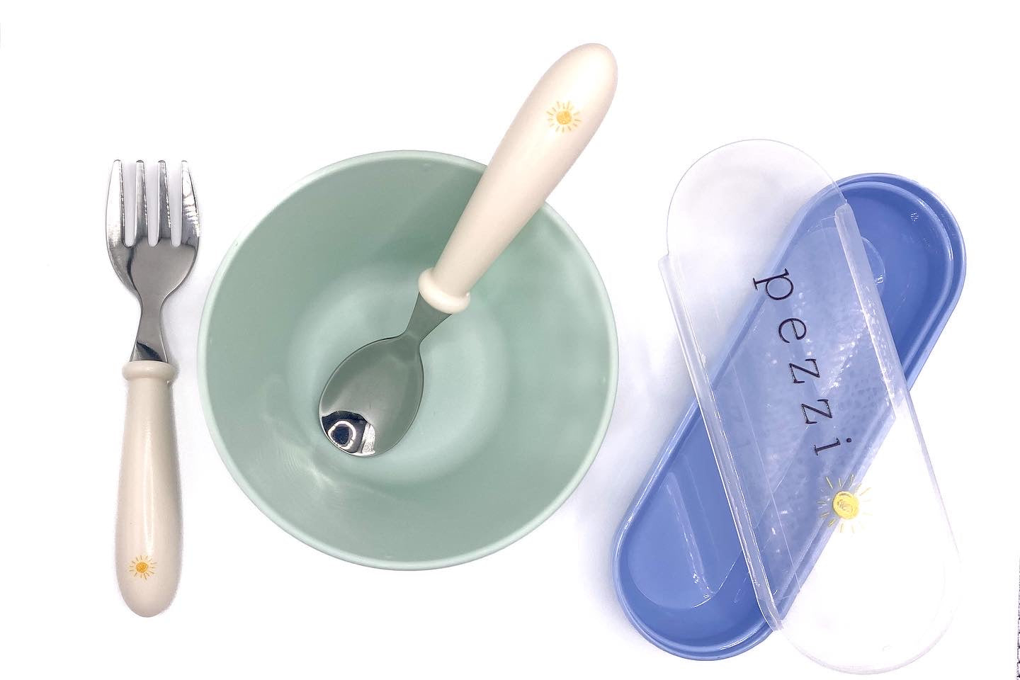 Silicone Baby Spoon w/ Carrying Case